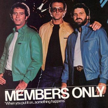 Image result for members only jacket 80s