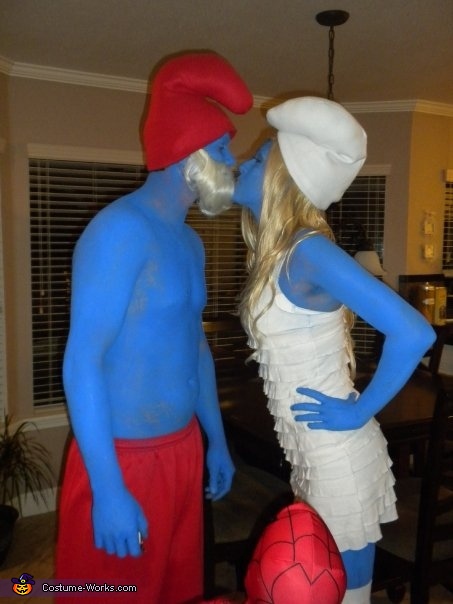 Papa Smurf and Smurfette Costumes