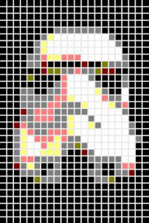 Stormtrooper, 8-Bit Art by Tibs