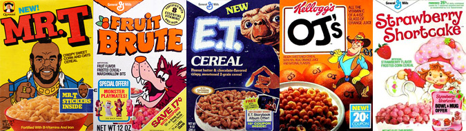 Cereal from the 80s