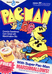 Pac-Man cereal from the 1980s