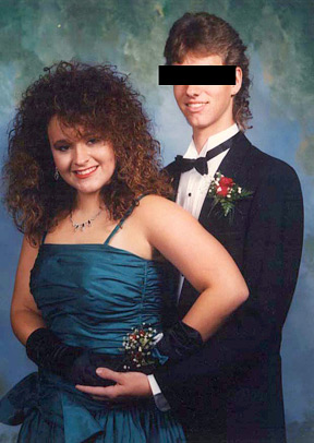 Lori at Homecoming Prom (1988)