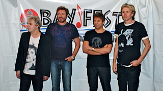 Nick Rhodes, Simon Le Bon, Roger Taylor & John Taylor of Duran Duran at Bayfest - October 8, 2011 (photo credit: John Montgomery)