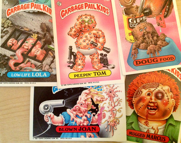 Gross Garbage Pail Kids cards