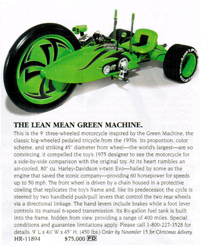 Motorized Green Machine