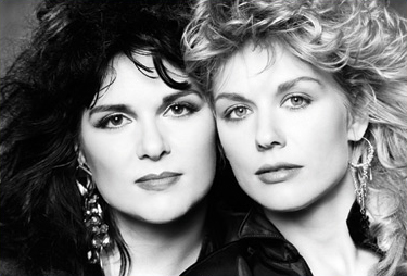 Ann & Nancy Wilson (photo courtesy of Norman Seeff)