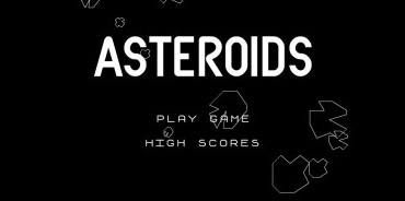 80s Arcade Game: Asteroids
