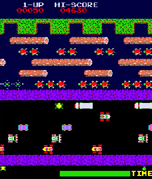 80s Arcade Game: Frogger