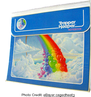 Lisa Frank-esque Trapper Keeper