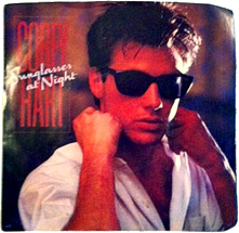 Corey Hart's "I Wear My Sunglasses at Night" 45 - cover art (photo credit: Amy Ince)