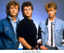 a-ha in the 80s