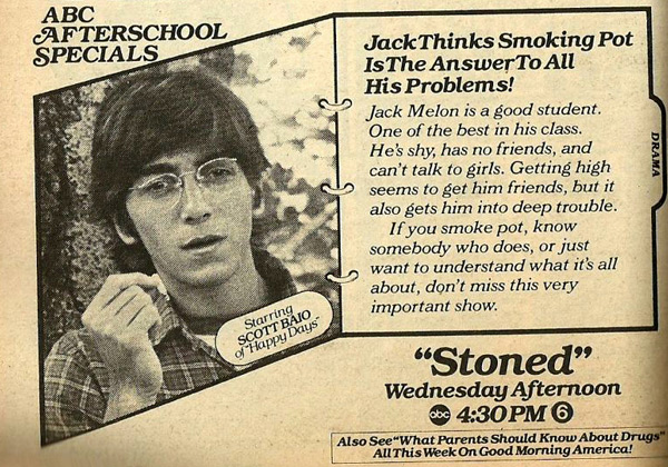 Scott Baio stars in the ABC Afterschool Special, "Stoned"