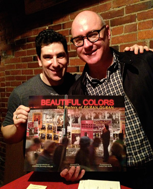 Andrew Golub at a "Beauiful Colors" book signing