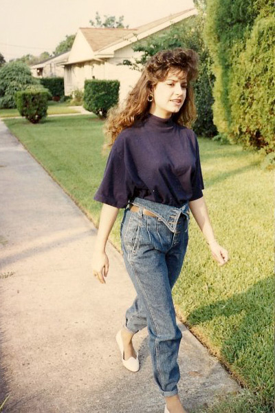 Fashionable and Folded Fold Over Jeans in the 80s | Like Totally 80s