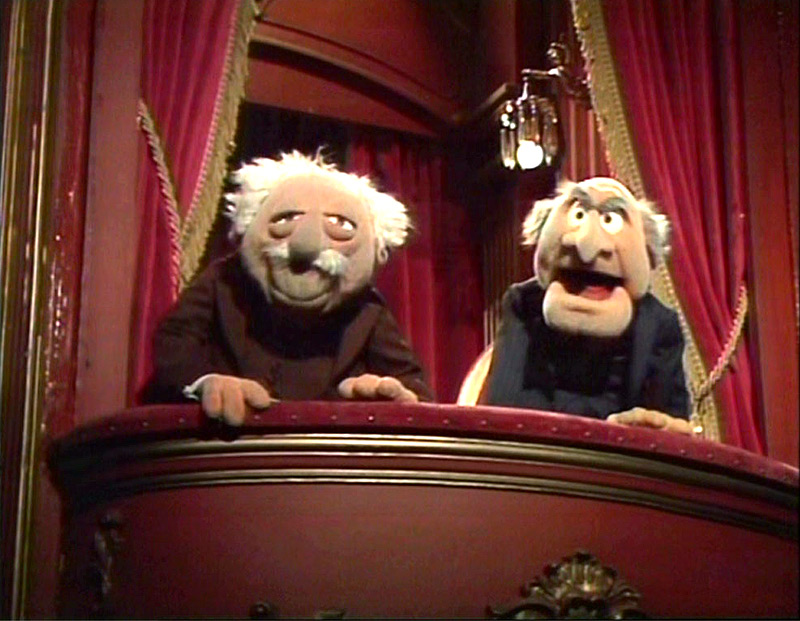 Statler and Waldorf from The Muppet Show