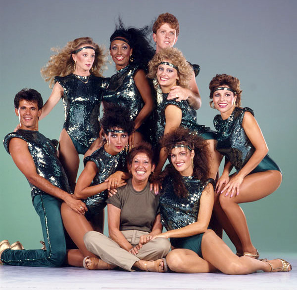 Solid Gold Dancers Wearing Headbands