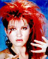 Asymmetrical Hairstyles: Cyndi Lauper