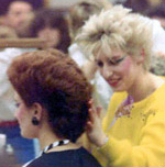 80s hair dressing