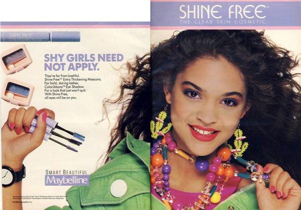 Maybelline Shine Free print ad