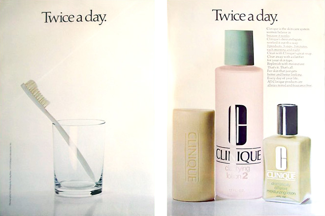 Clinique print ad from 1981 (Photo credit: chudonba)