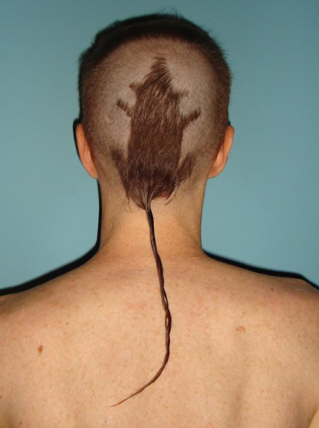 80s Rat Tail ... to the literal extreme