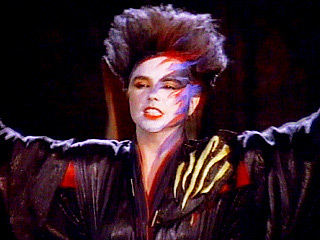 Scandal's Patty Smyth in the music video "The Warrior"