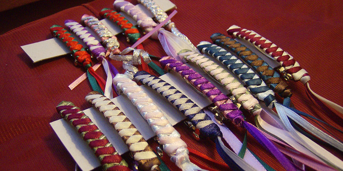 Braided ribbon barrettes by Victoria Arts & Crafts