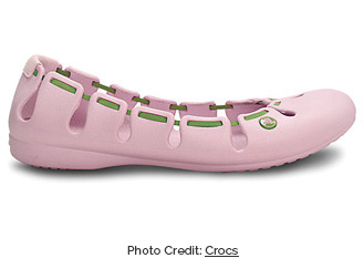 Jelly shoes by Crocs