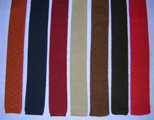 80s knit ties