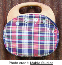 Plaid bermuda bag (Photo credit: Mable Studios)