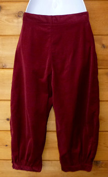 Berry colored corduroy knickers (photo credit: Black Rock Vintage)