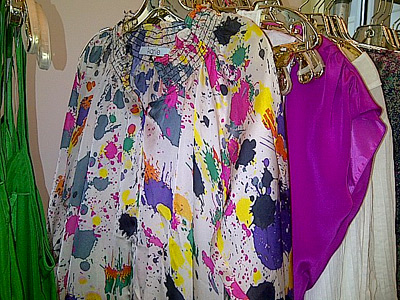 Paint splatter tunic