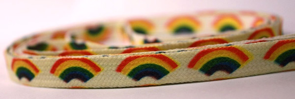 Rainbow shoelaces (photo credit: Sunfunnels)