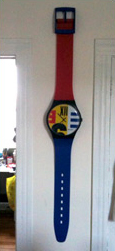 Swatch watch wall clock