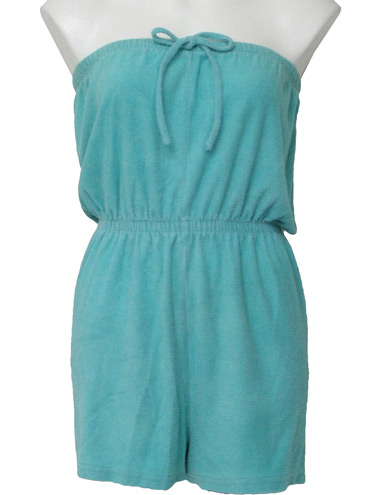 Terrycloth romper