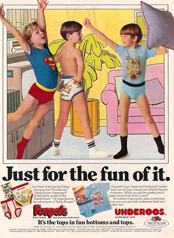 Underoos "Just for the fun of it!" print ad (Photo credit: Greg Koenig)