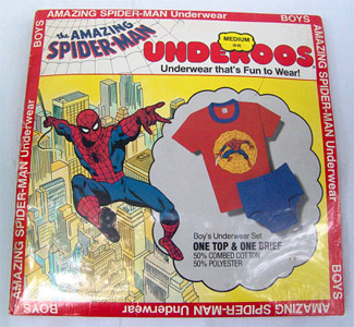 Package of Spider-Man Underoos - Front side (Photo credit: Photo credit: The Rusty Chicken)