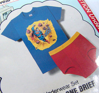 Package of Superman Underoos - Close-up (Photo credit: Photo credit: The Rusty Chicken)