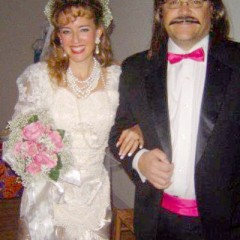 80s Bride and Groom Costume Idea