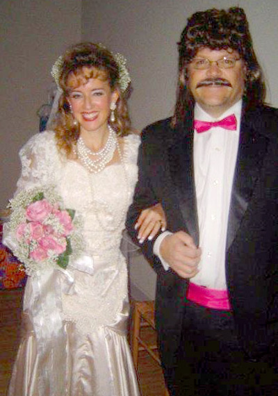 80s Bride and Groom costume idea