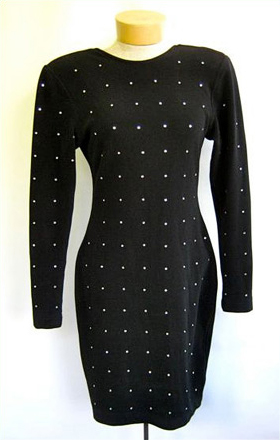 BeDazzled black stretch dress