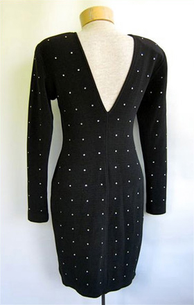 BeDazzled black stretch dress