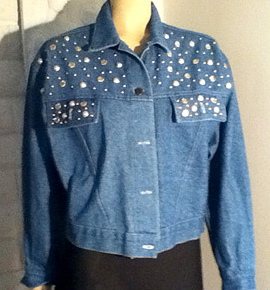 BeDazzled cropped jean jacket (photo credit: Quality Not Quantity)