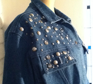 BeDazzled cropped jean jacket (photo credit: Quality Not Quantity)