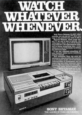 Betamax advertisement