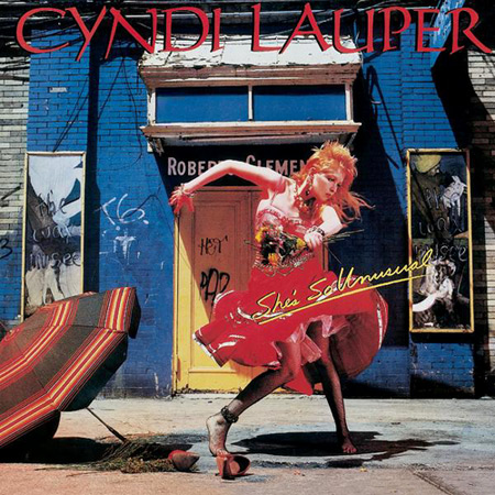 Cover art for Cyndi Lauper's "She's So Unusual" album