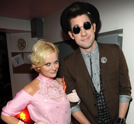 Amy Poehler as Pretty in Pink's Andie Walsh & John Krasinski as Duckie Dale (Photo credit: Red Carpet Roxy)