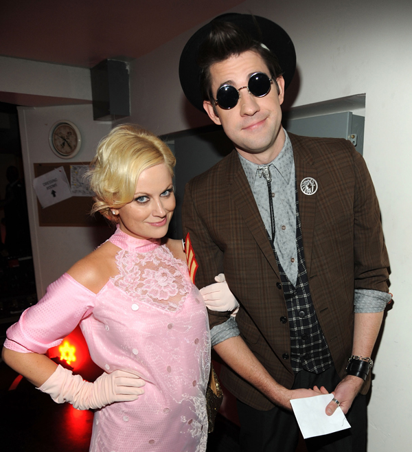 Amy Poehler as Pretty in Pink's Andie Walsh and John Krasinski as Duckie Dale (photo credit: Red Carpet Roxy)