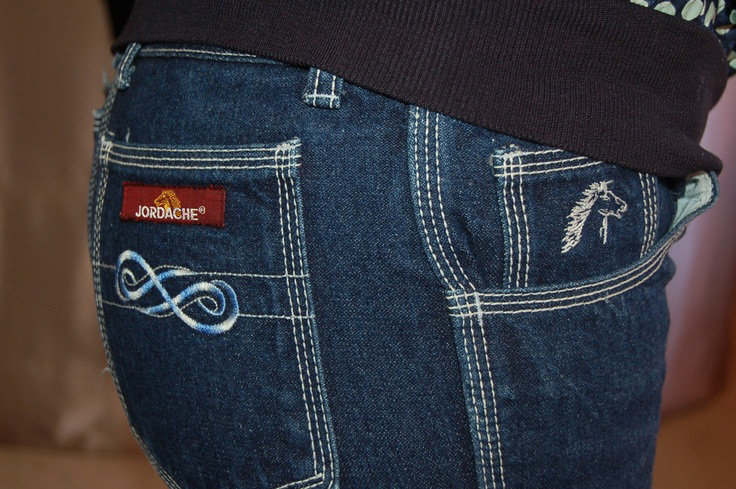 Jordache Jeans pocket design