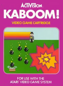 Kaboom video game cover art